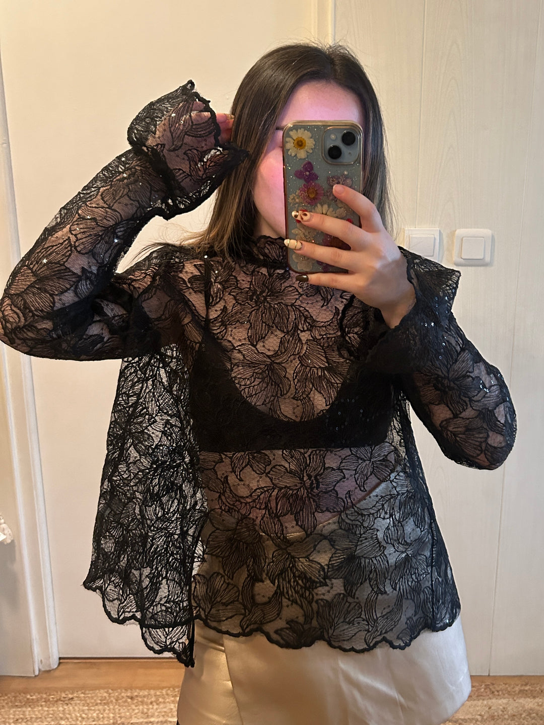 Blouse à sequins Norah