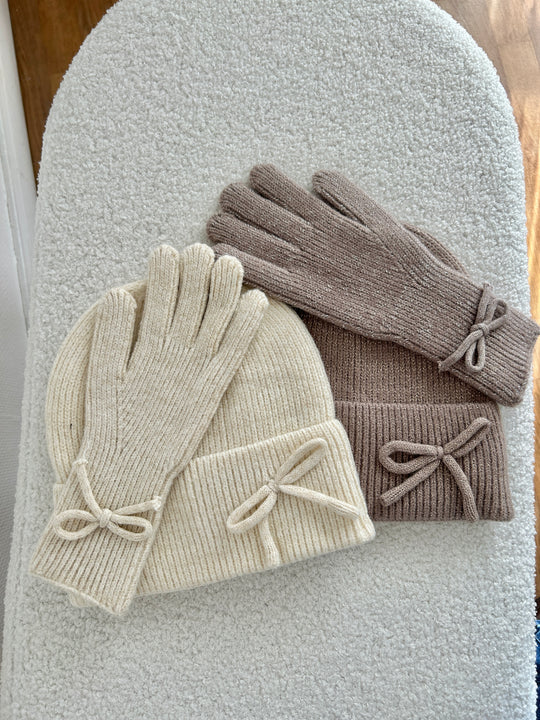 Bonnet brillant à noeud Constance