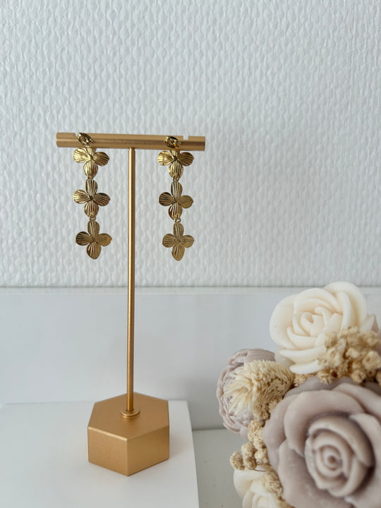 Boucles trèfles pendantes