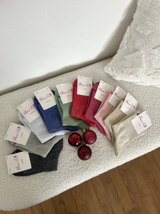 Chaussettes à paillettes simples