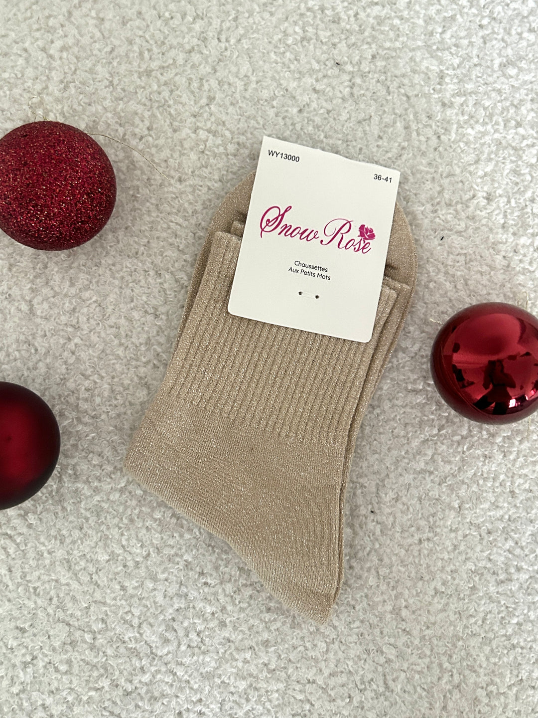 Chaussettes à paillettes simples