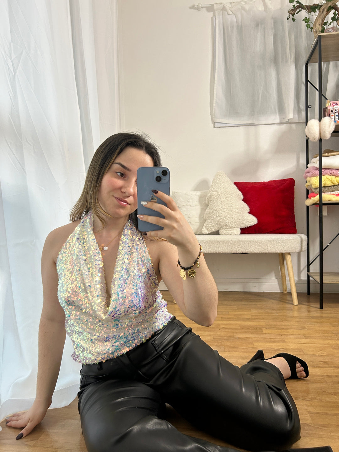 Top à sequins Sirena