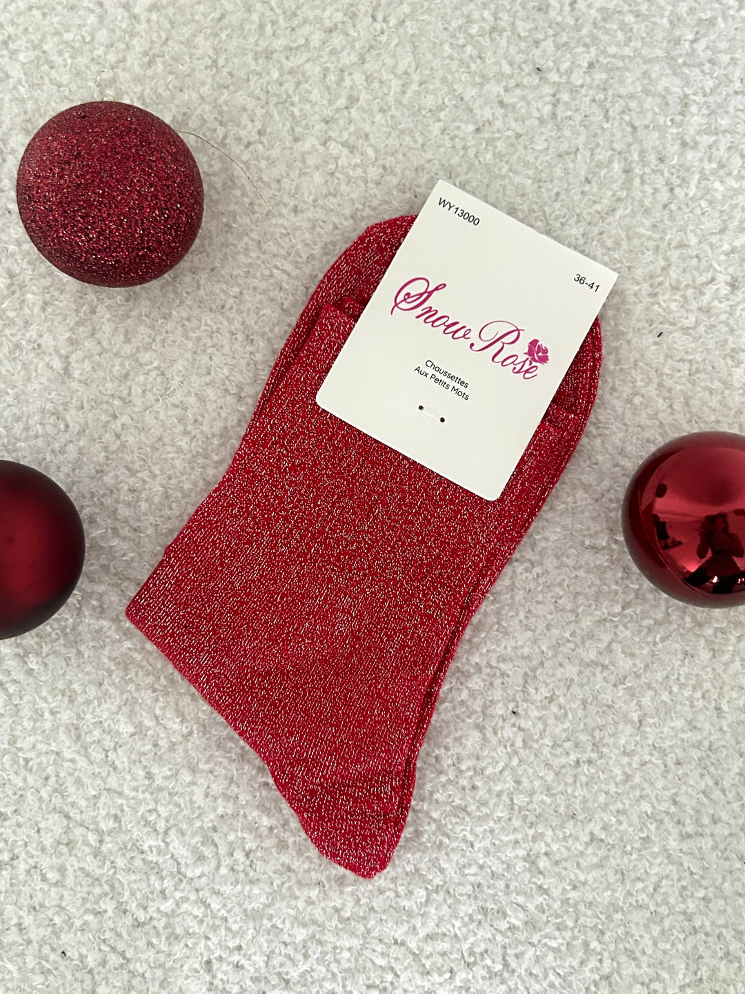 Chaussettes à paillettes simples