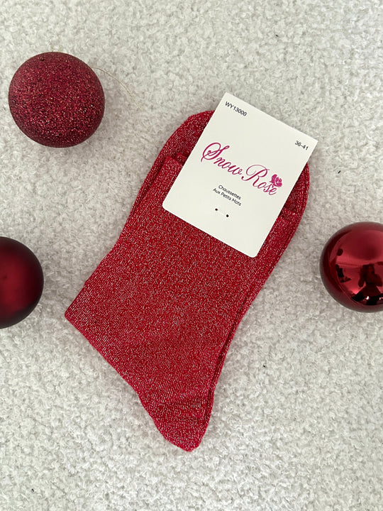 Chaussettes à paillettes simples