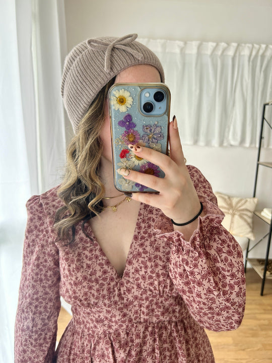 Bonnet brillant à noeud Constance