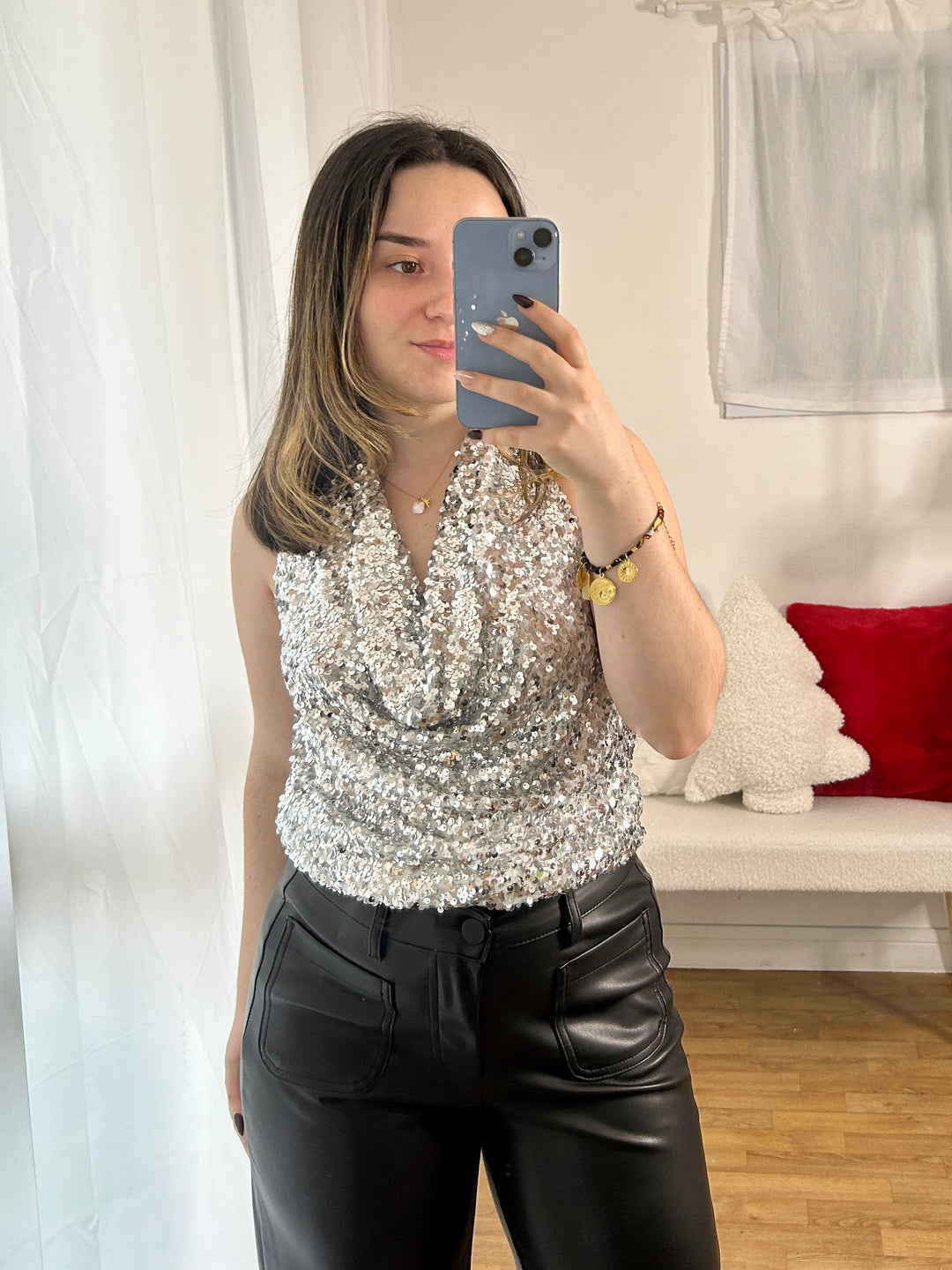 Top à sequins Sirena