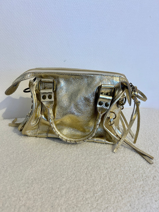 Sac en cuir brillant