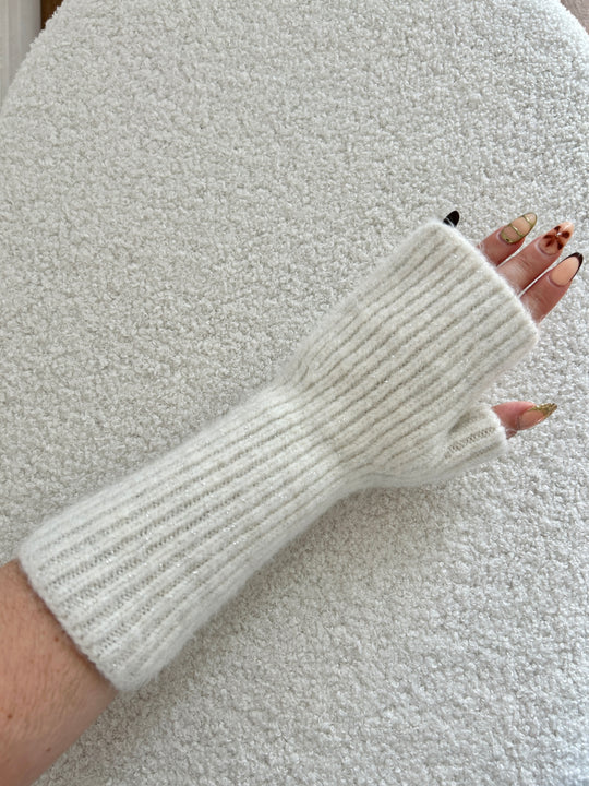 Mitaines courtes à paillettes Mila