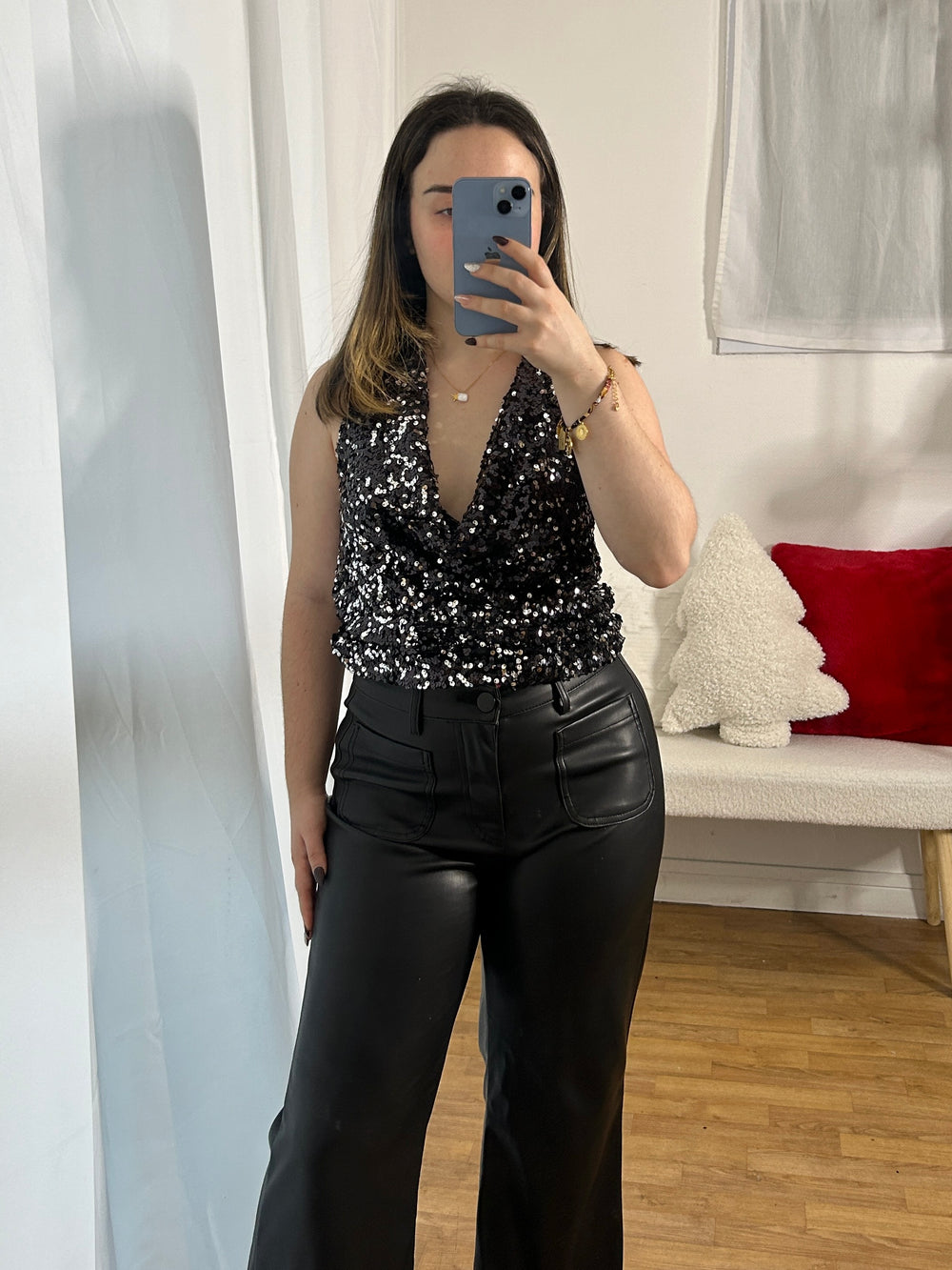 Top à sequins Sirena