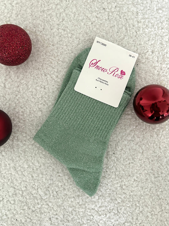 Chaussettes à paillettes simples