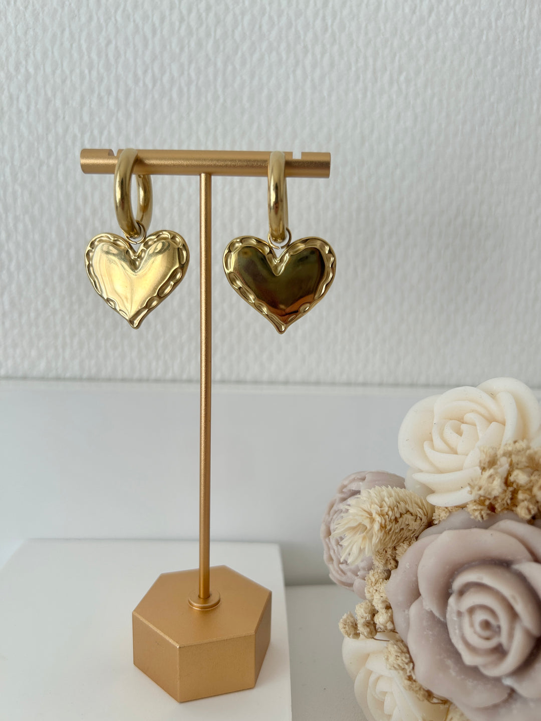 Boucles d'oreilles coeur