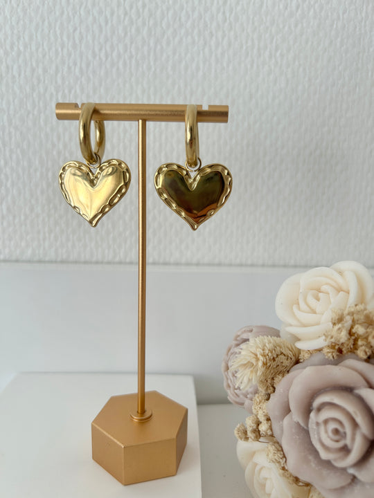 Boucles d'oreilles coeur