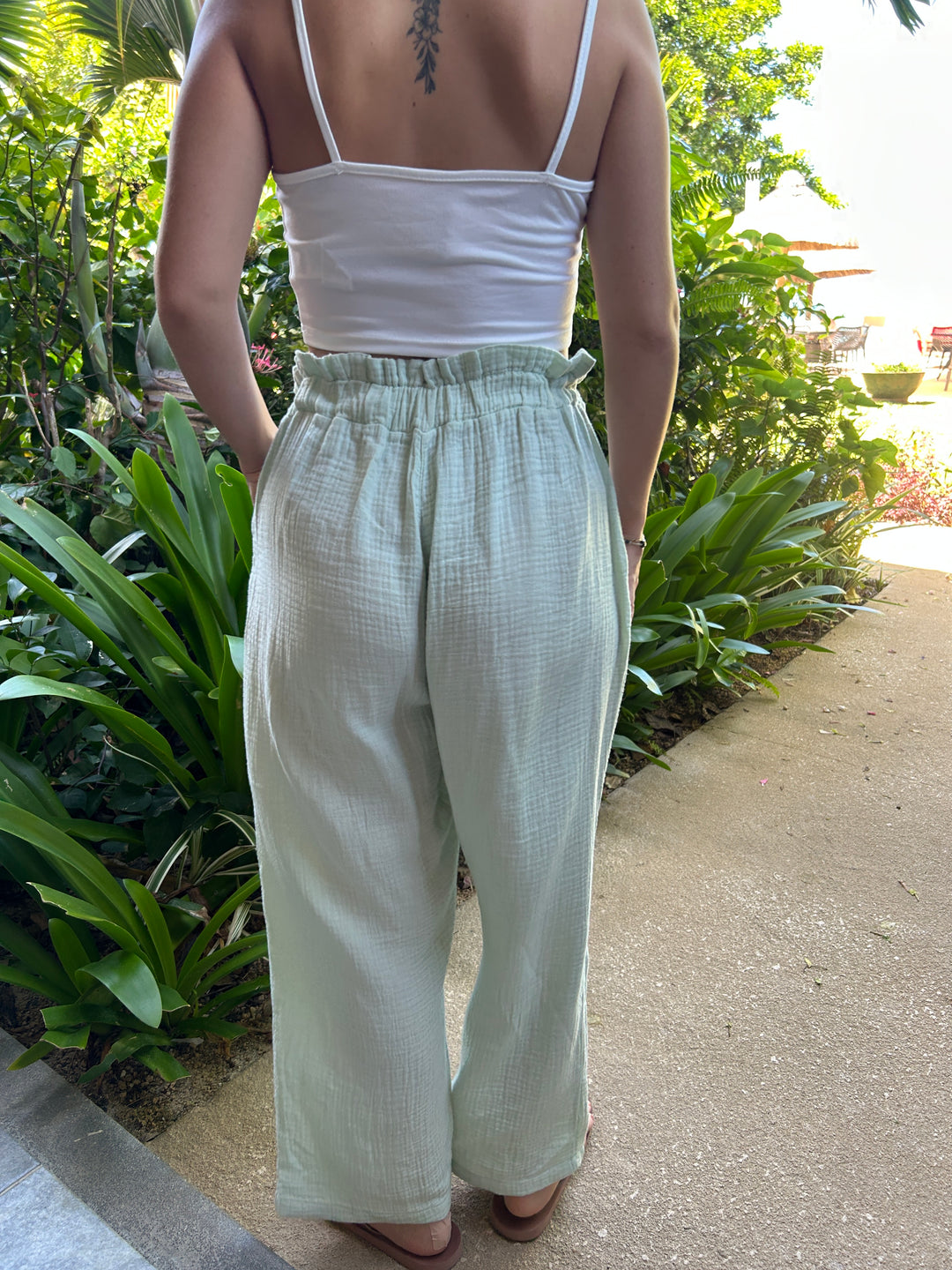 Pantalon gaze de coton Margot
