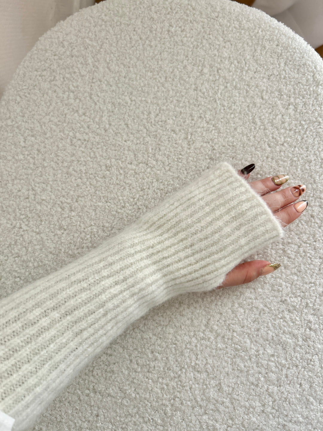 Mitaines longues à paillettes Chiara