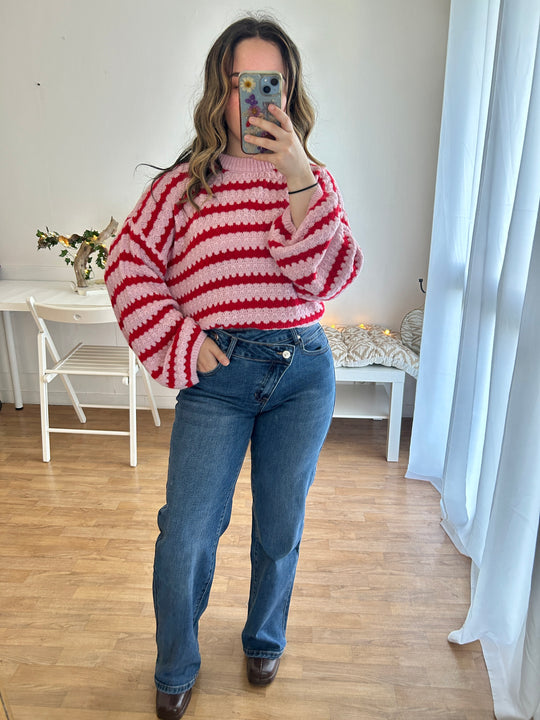 Jean asymétrique Oriane