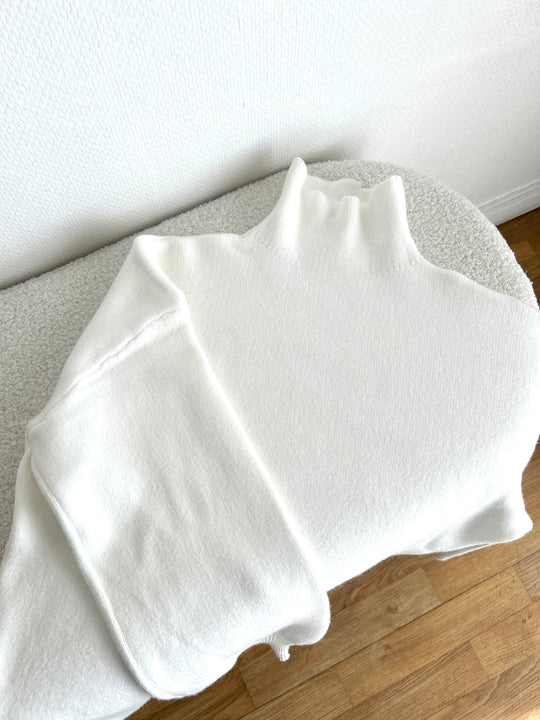 Pull blanc parfait Snowy