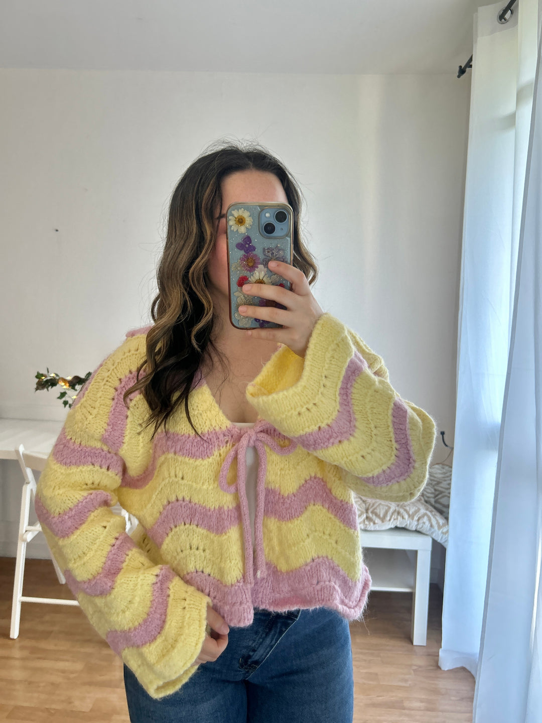 Gilet à rayures à noeuds Noeline