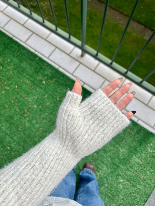 Mitaines courtes à paillettes Mila