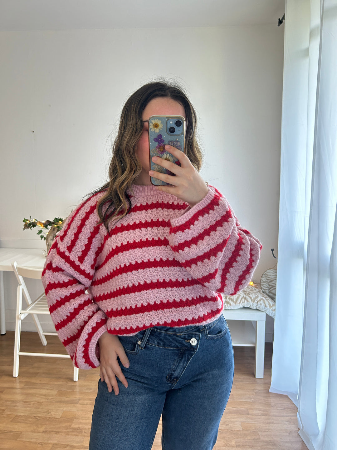 Pull à rayures Aurore