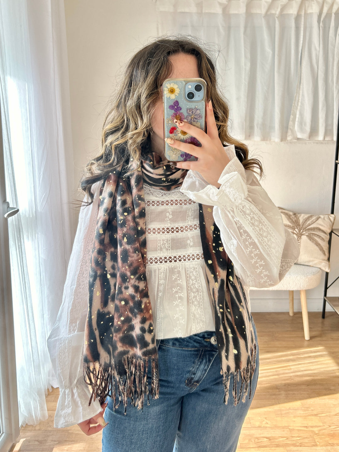 Echarpe léopard Savage