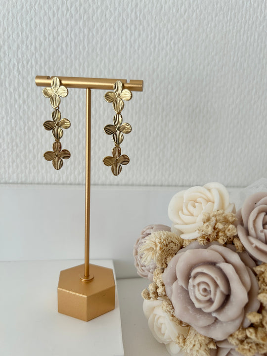 Boucles trèfles pendantes