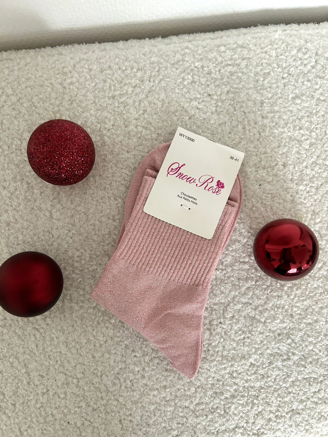 Chaussettes à paillettes simples