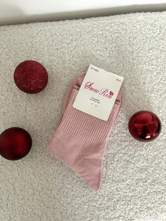 Chaussettes à paillettes simples