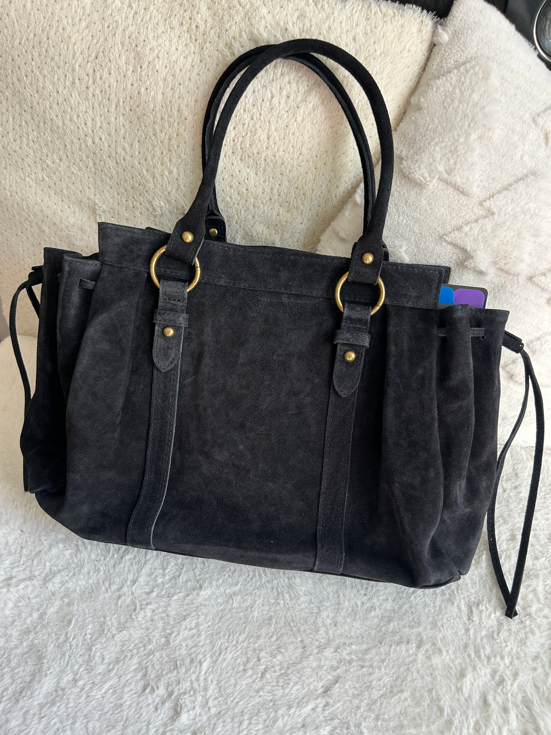 Sac à main en cuir Giulia taille L