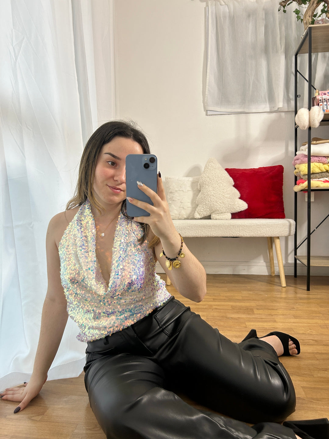 Top à sequins Sirena