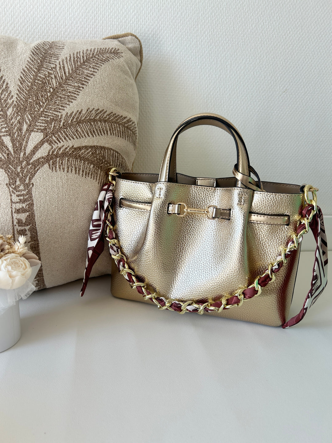 Bandoulière sac à main terracotta