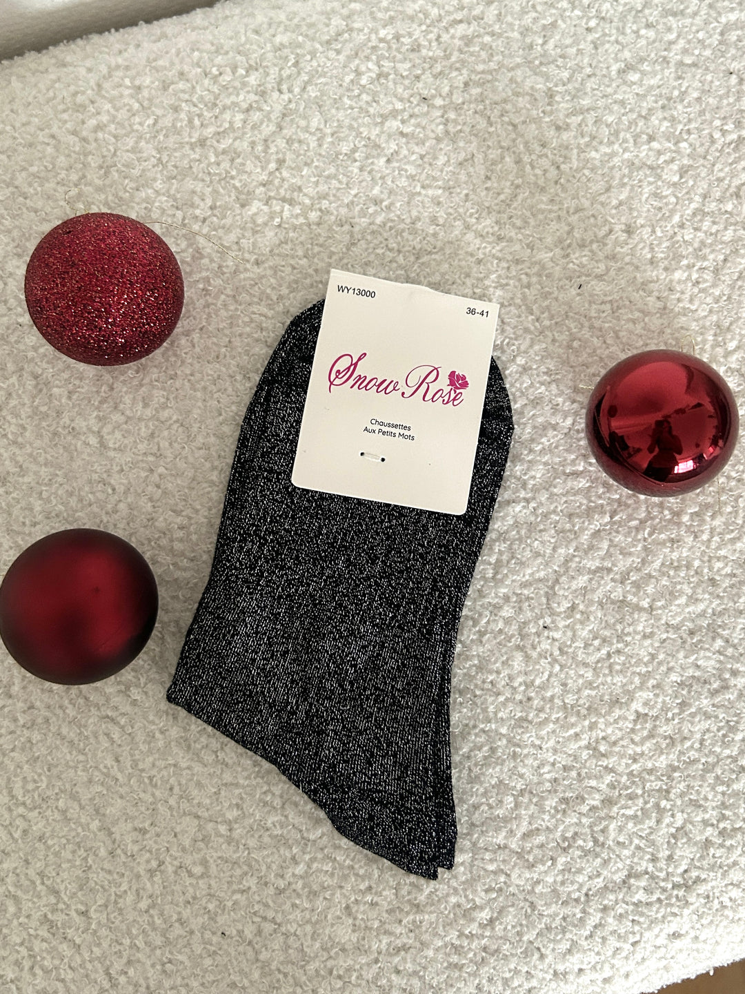 Chaussettes à paillettes simples