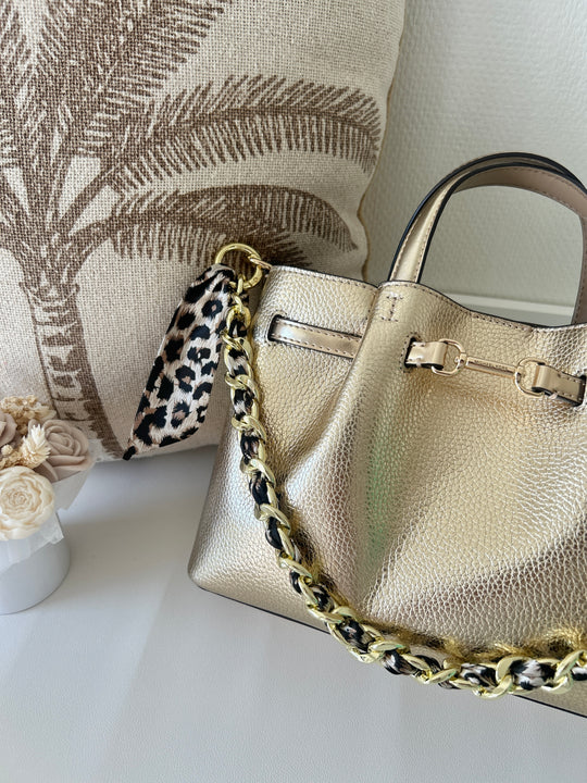 Bandoulière sac à main léopard