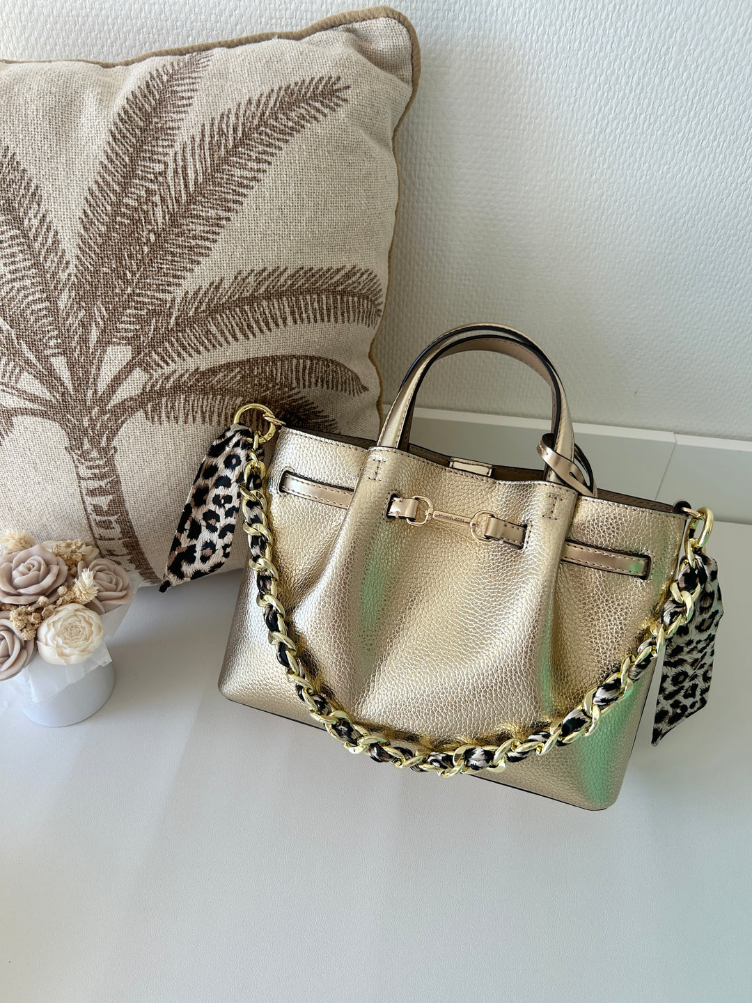 Bandoulière sac à main léopard