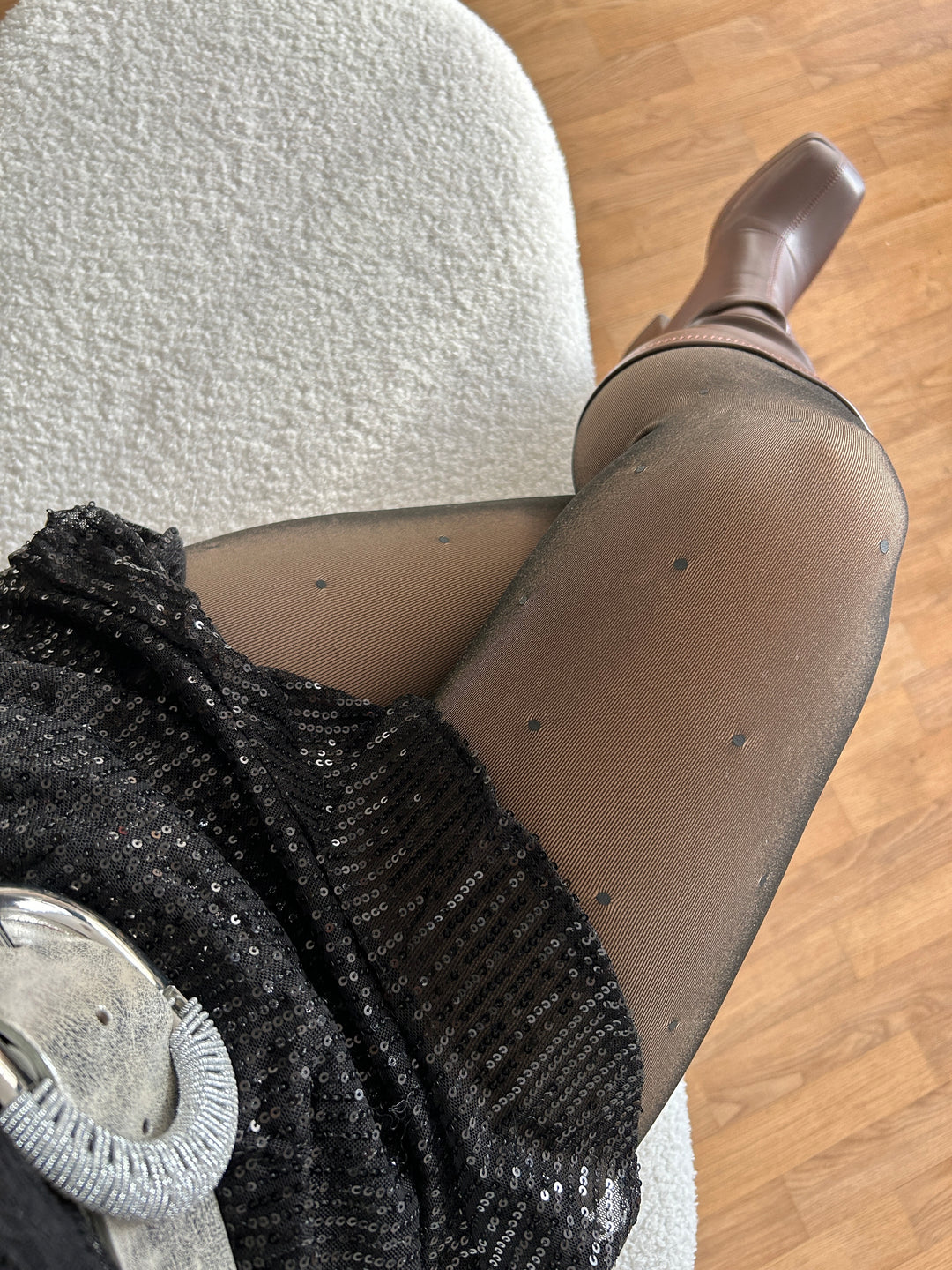 Collants polaires à pois