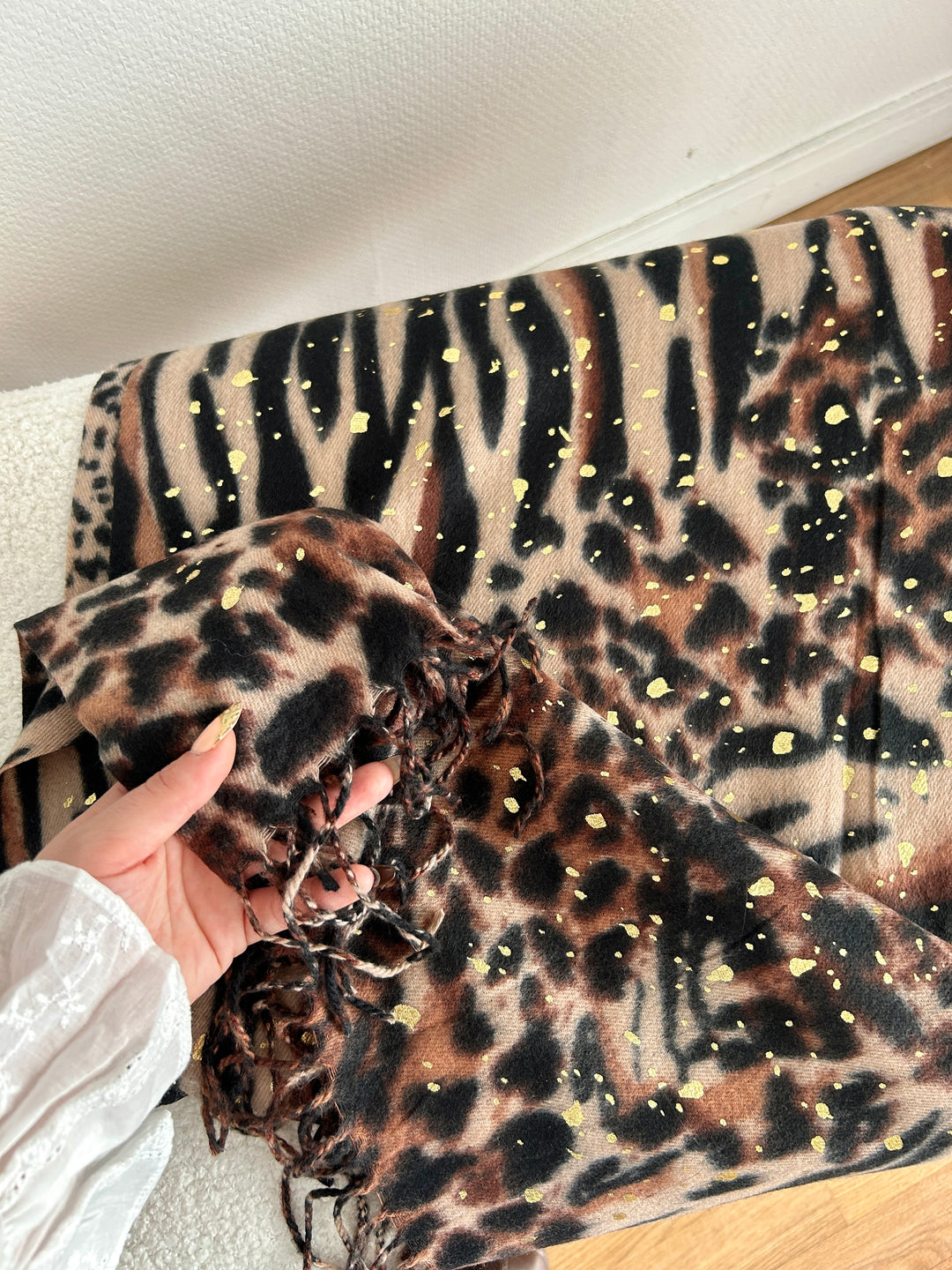 Echarpe léopard Savage