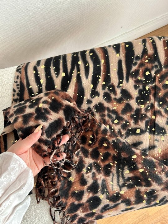 Echarpe léopard Savage