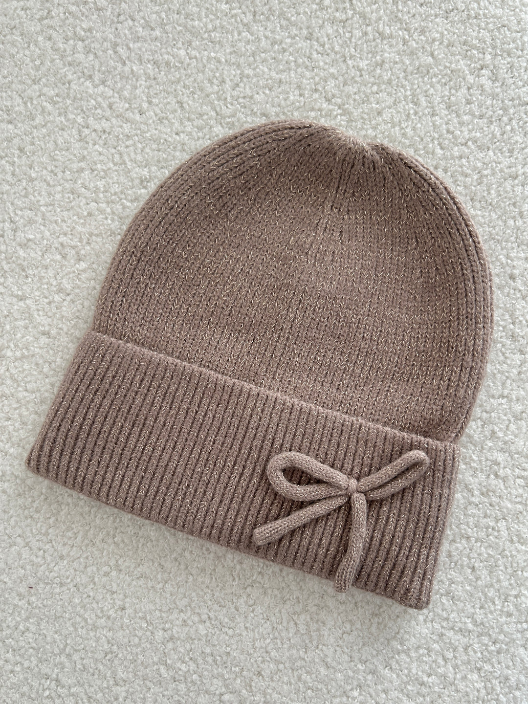 Bonnet brillant à noeud Constance