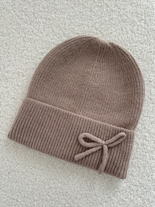 Bonnet brillant à noeud Constance