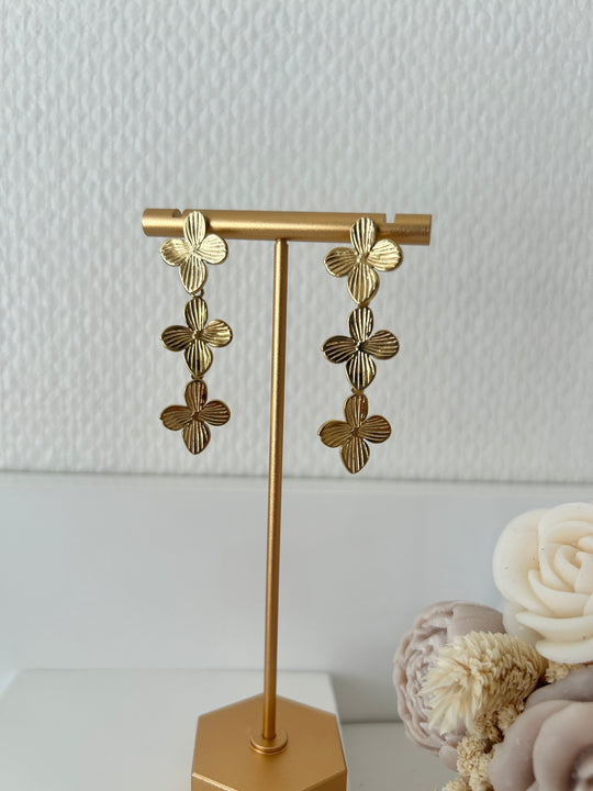 Boucles trèfles pendantes