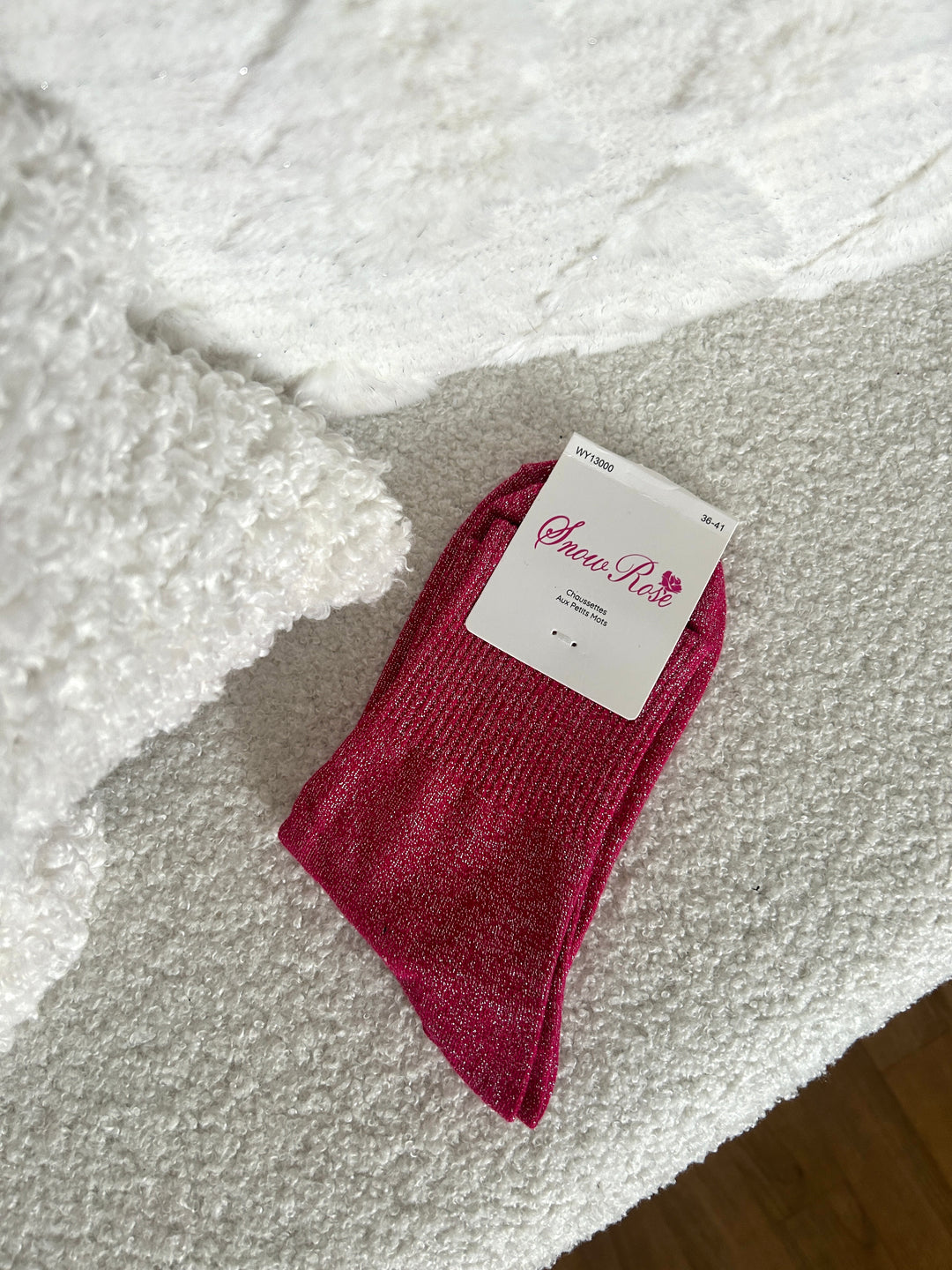 Chaussettes à paillettes simples