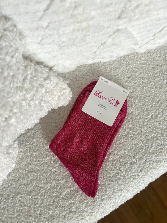 Chaussettes à paillettes simples