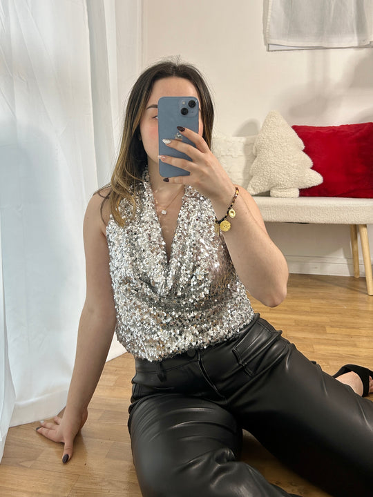 Top à sequins Sirena
