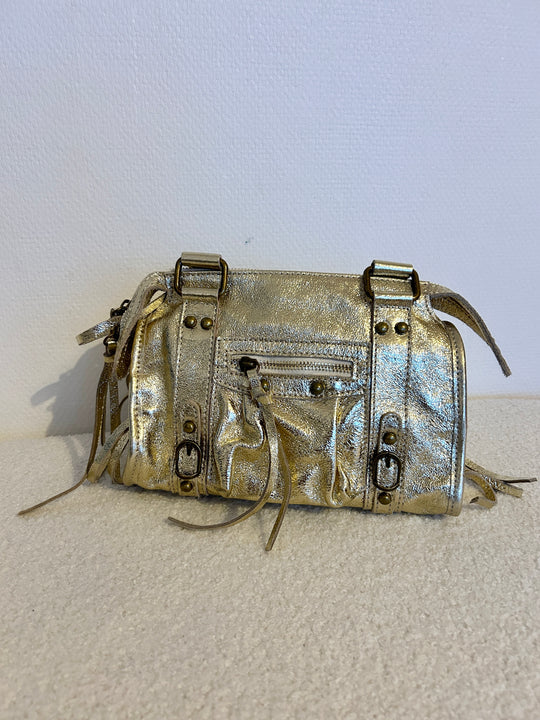 Sac en cuir brillant