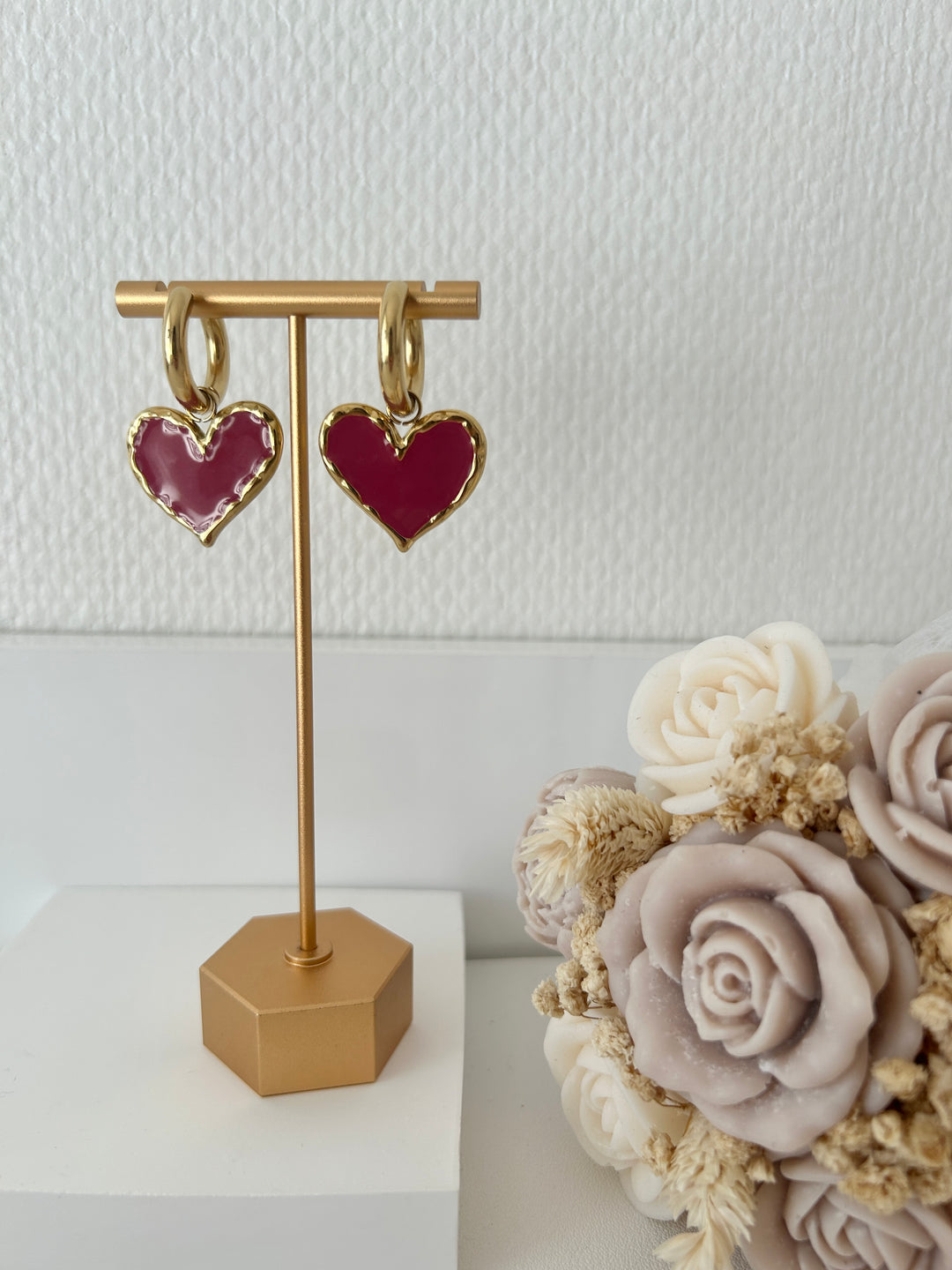 Boucles d'oreilles coeur