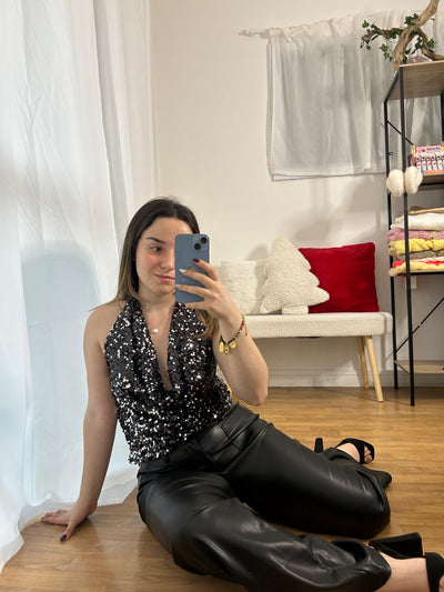 Top à sequins Sirena