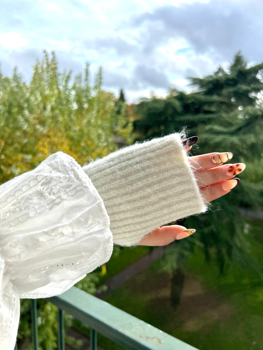 Mitaines longues à paillettes Chiara