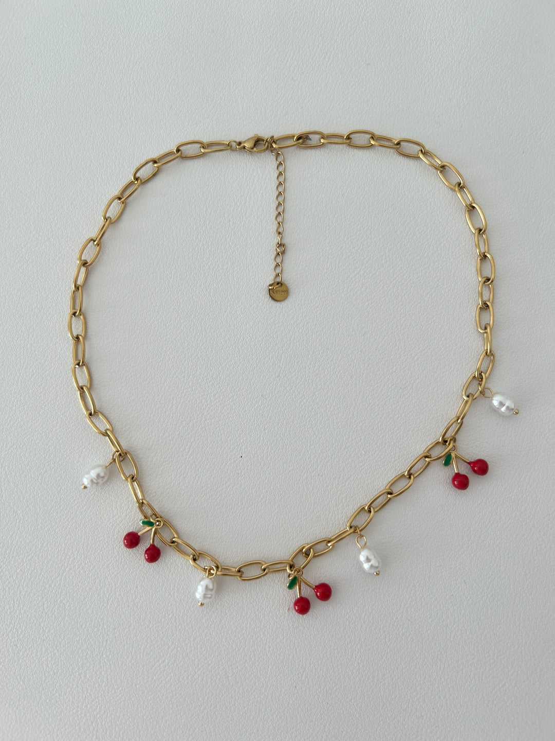 Collier doré Cherry
