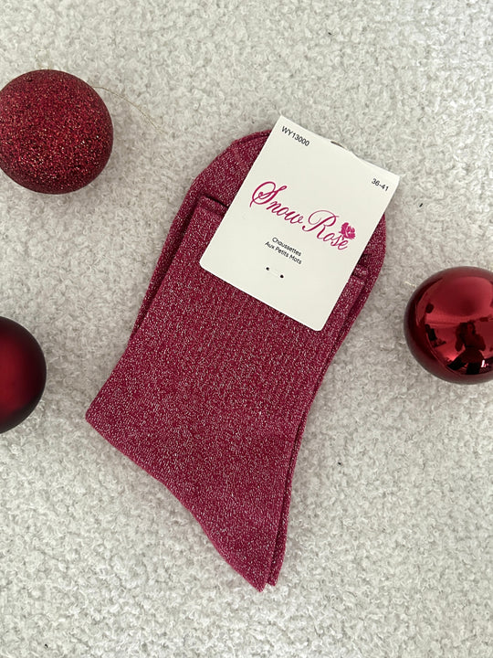Chaussettes à paillettes simples