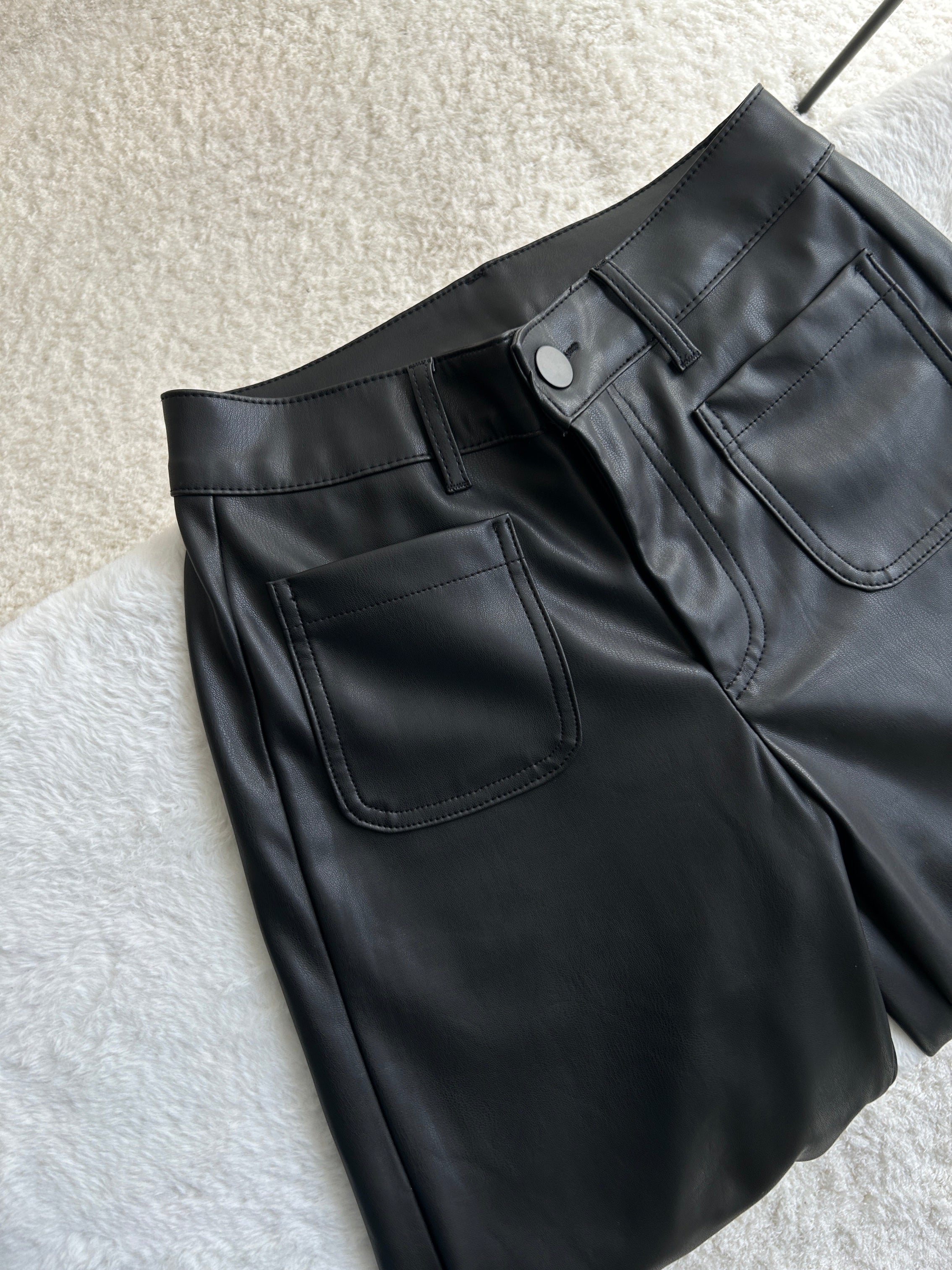 Bolivia wide-leg faux leather pants – Notre Armoire