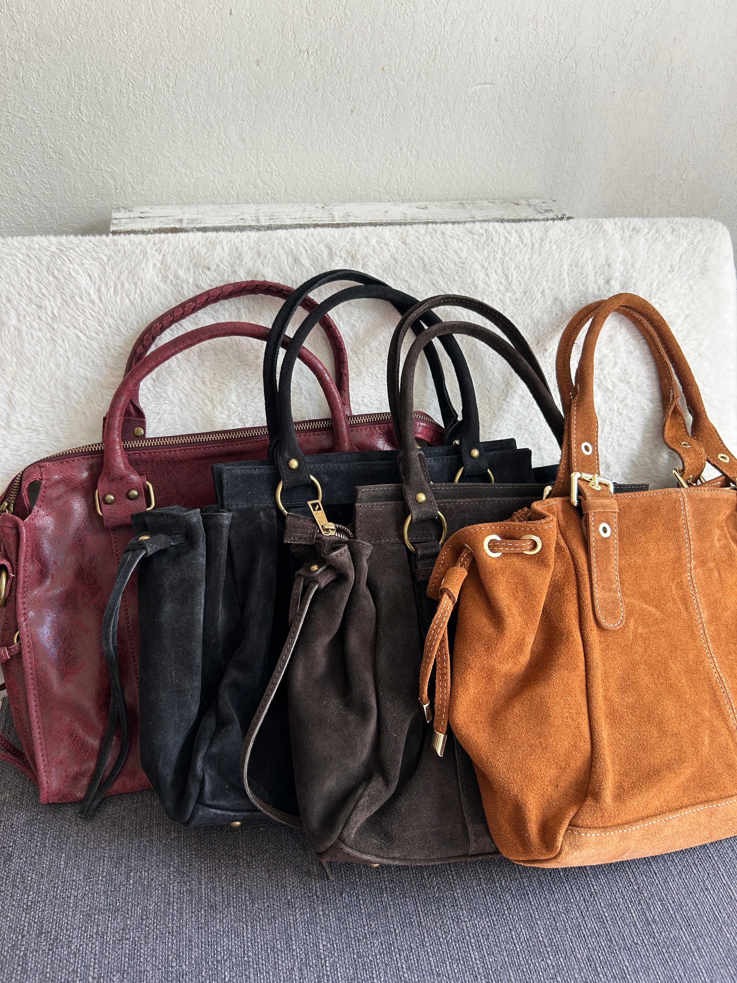 Sacs de cours en cuir